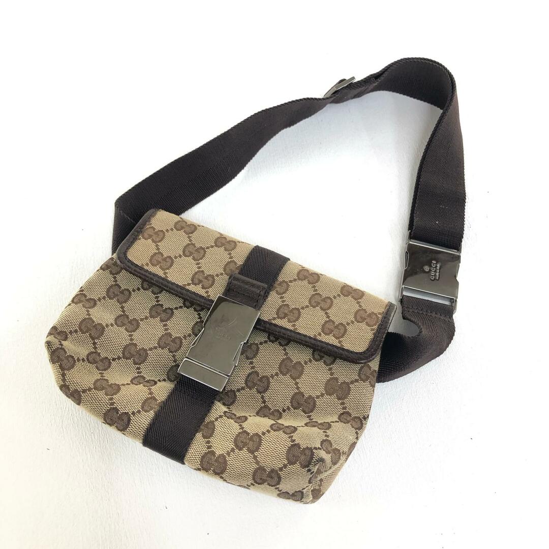 ★送料込★GUCCI ウエストバッグ GGキャンバス グッチ(GUCCI)グッチ GGキャンバス ウエストバッグ ボディバッグ