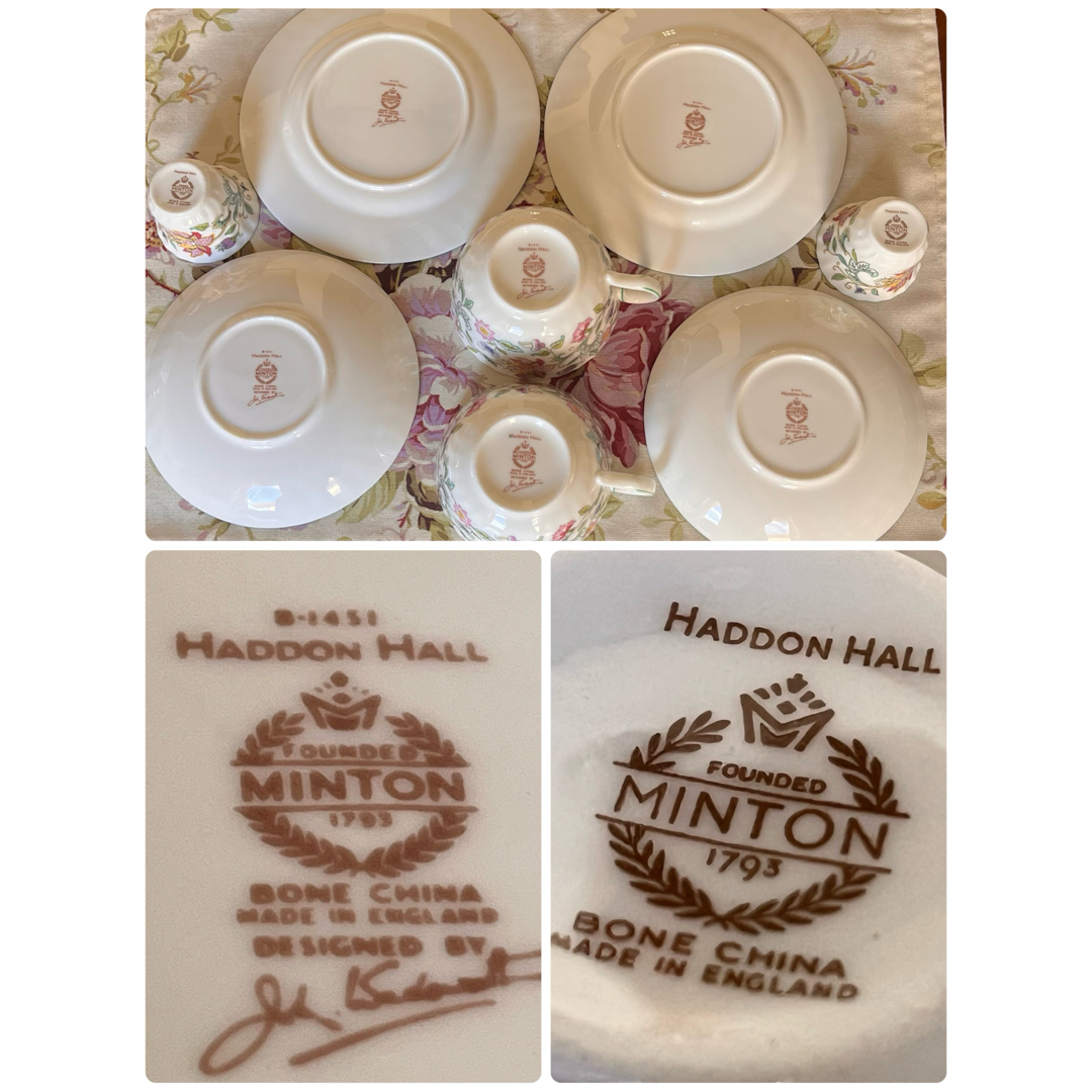 MINTON - 【美品】英国製 ミントン☆ハドンホール☆ペアセットの MINTON - 【美品】英国製 ミントン☆ハドンホール☆ペアセットの