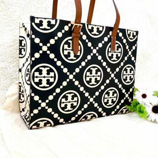 Tory Burch - 未使用級 トリーバーチ トートバッグ Tモノグラム Tory Burch - 未使用級 トリーバーチ トートバッグ Tモノグラム