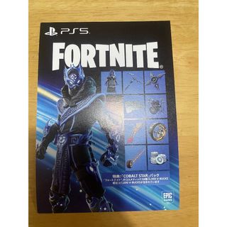 PS5 FORTNITE ナイト COBALT STAR パック 冊子(その他)