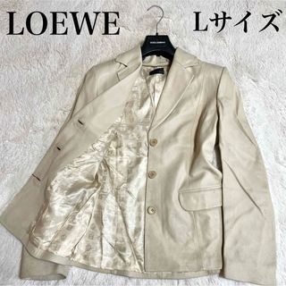 LOEWE - ロエベ レザージャケット ラムレザー アナグラム LOEWE - ロエベ レザージャケット ラムレザー アナグラム