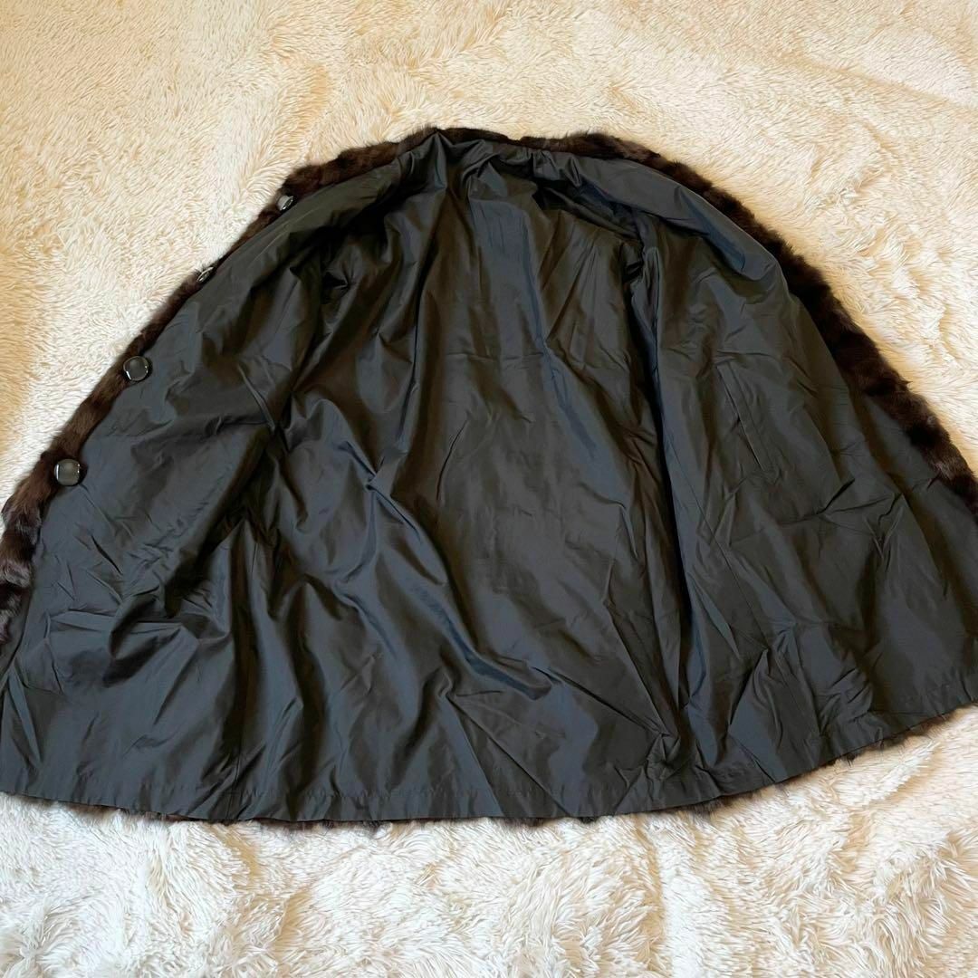 極美品☆ロシアリス ロリス 毛皮 ファーコート シルク 極美品☆ロシアリス ロリス 毛皮 ファーコート シルク