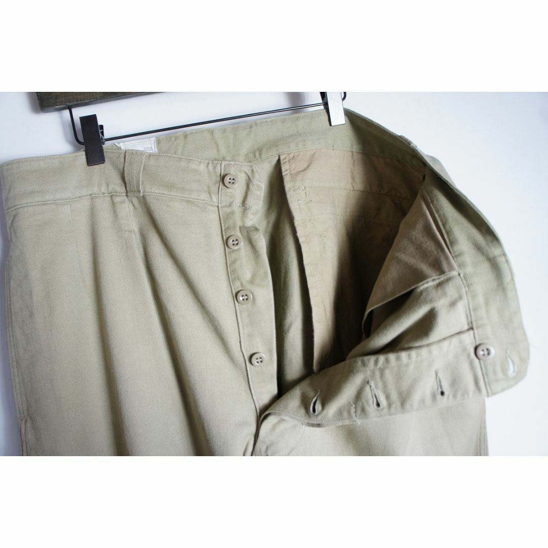 50s フランス軍 チノ パンツM-52 後期モデル ビンテージ 1128O