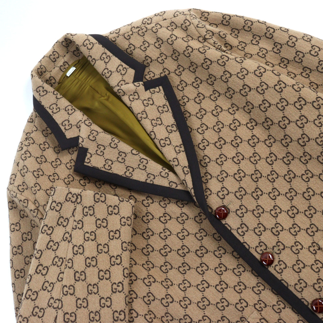 GUCCI - 極美品○GUCCI グッチ 598710 GGジャガード メルトン GUCCI - 極美品○GUCCI グッチ 598710 GGジャガード メルトン