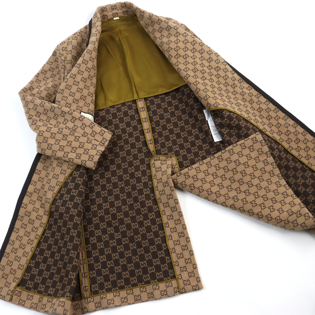 GUCCI - 極美品○GUCCI グッチ 598710 GGジャガード メルトン GUCCI - 極美品○GUCCI グッチ 598710 GGジャガード メルトン