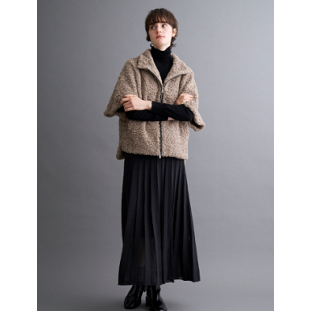 three dots - 今期完売•スリードッツ•プードルボアポンチョ three dots - 今期完売•スリードッツ•プードルボアポンチョ