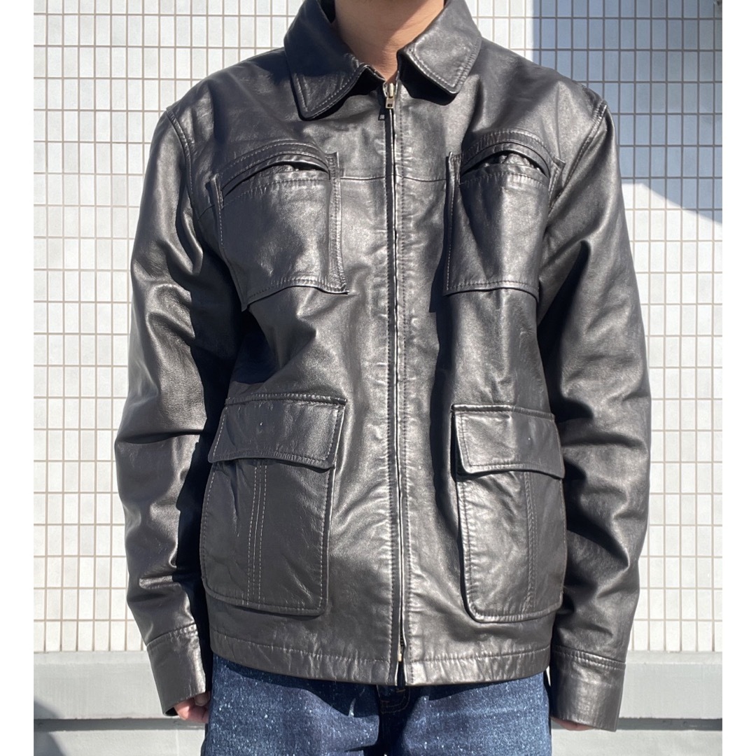 00's GAP レザージャケット XL ブラック VINTAGEの通販 by 00's GAP レザージャケット XL ブラック VINTAGEの通販 by