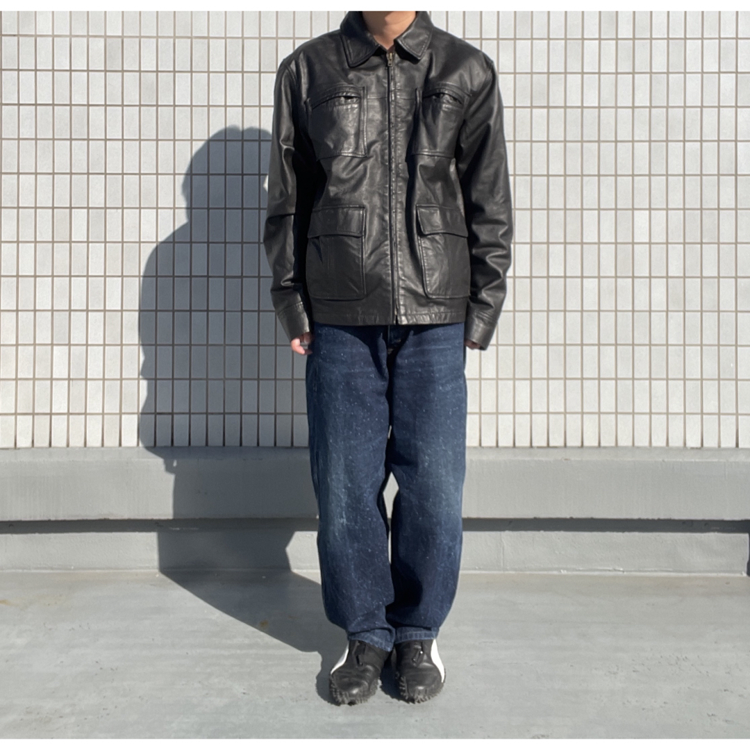00's GAP レザージャケット XL ブラック VINTAGEの通販 by 00's GAP レザージャケット XL ブラック VINTAGEの通販 by