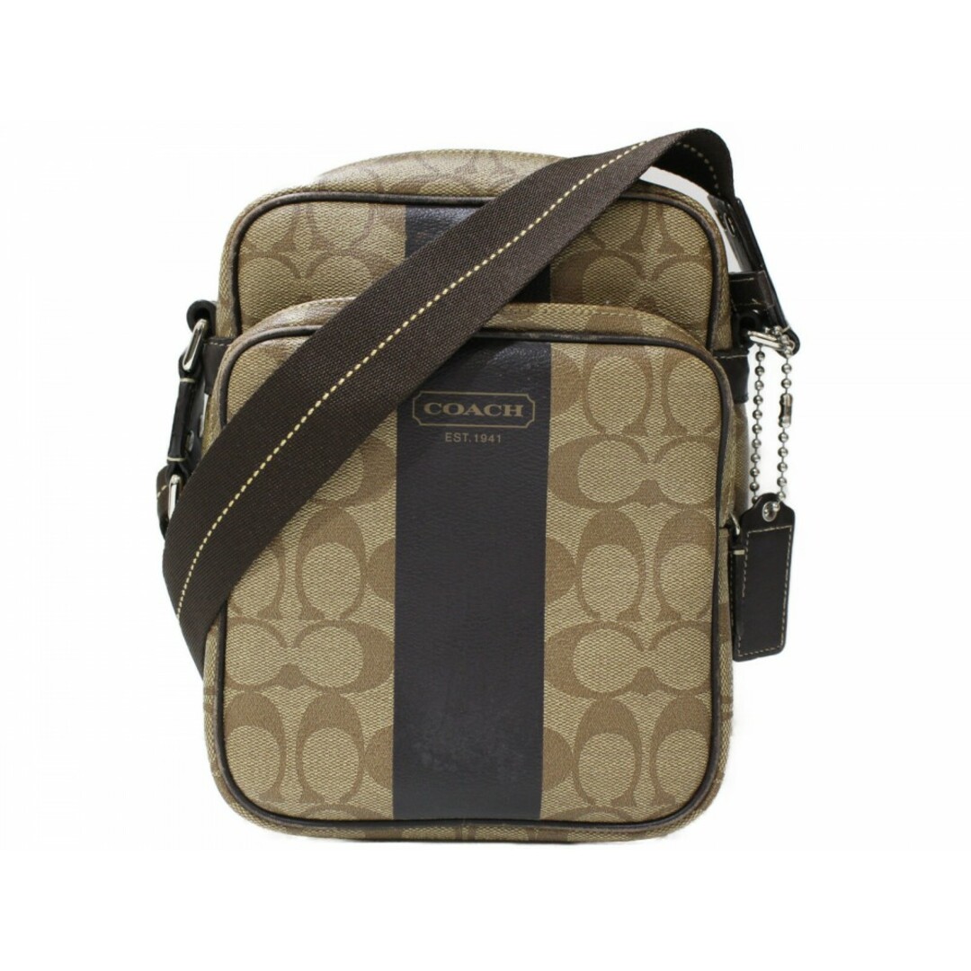 COACH コーチ ショルダーバッグ F70589 ヘリテージストライプ COACH コーチ ショルダーバッグ F70589 ヘリテージストライプ