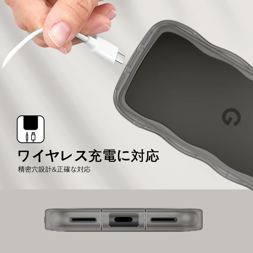 【色:ブラック_サイズ:GooglePixel8A】GUAGUA Google  スマホ/家電/カメラのスマホアクセサリー(その他)の商品写真
