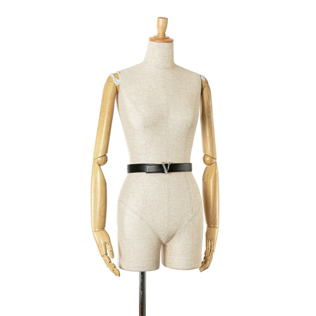 VERSACE - 美品 ヴェルサーチェ ヴィルトス Vロゴ ベルト 55/22 VERSACE - 美品 ヴェルサーチェ ヴィルトス Vロゴ ベルト 55/22