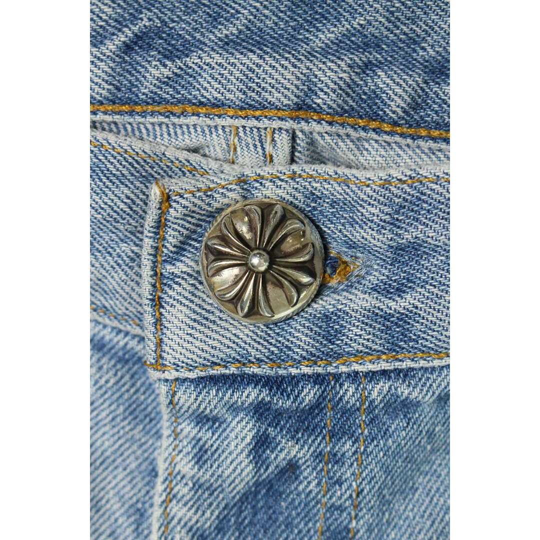 Chrome Hearts - クロムハーツ VNTG JEAN BLU ORNG TAB スター Chrome Hearts - クロムハーツ VNTG JEAN BLU ORNG TAB スター