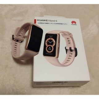 ファーウェイ(HUAWEI)のHuawei　スマートウォッチBand6　ピンク(腕時計)
