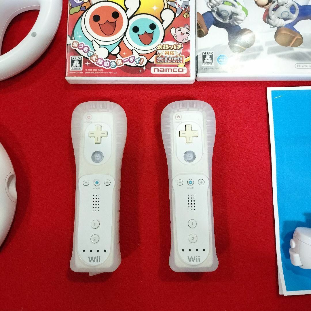 Wii - 任天堂 マリオカートWii ハンドル 太鼓の達人 タタコン Wii - 任天堂 マリオカートWii ハンドル 太鼓の達人 タタコン