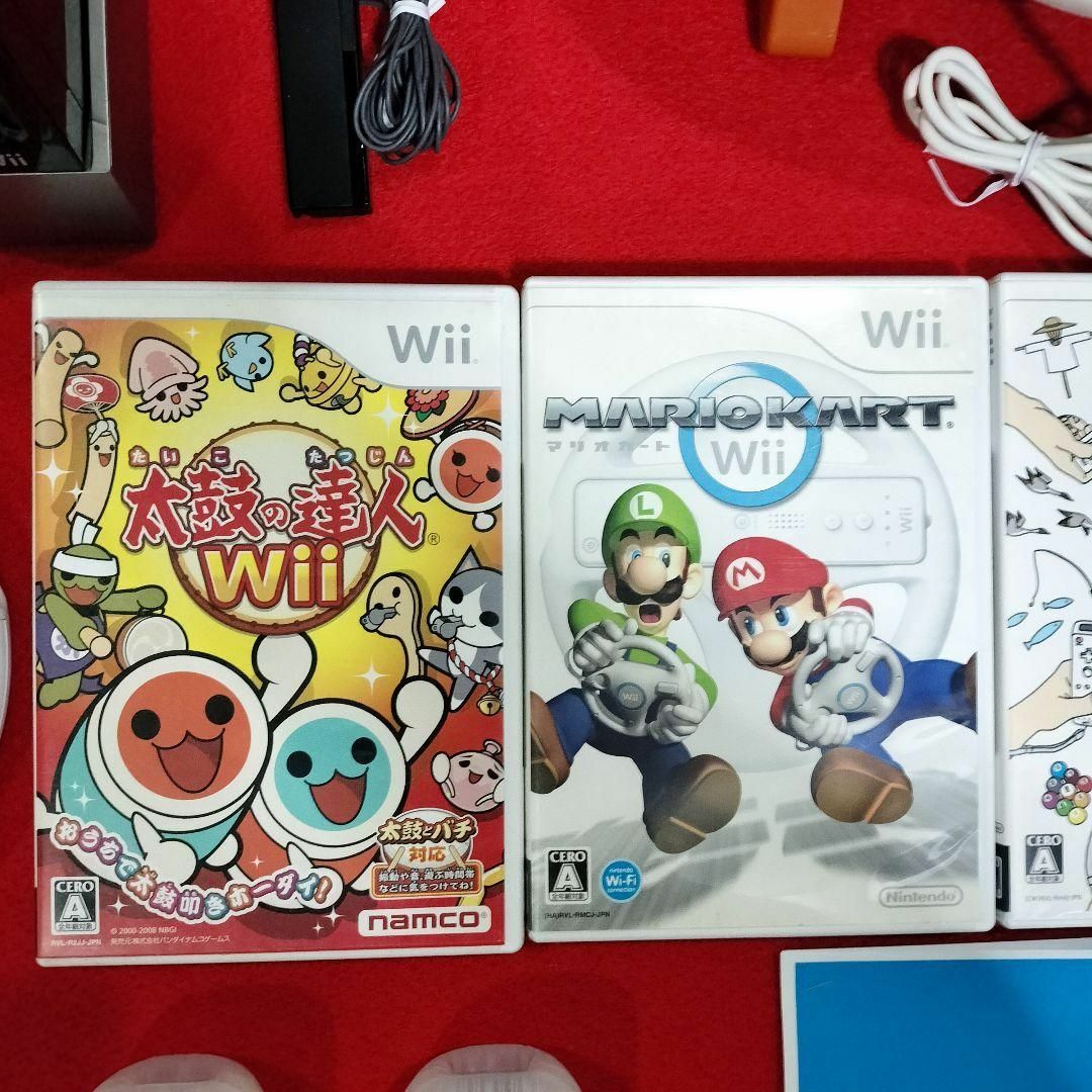 Wii - 任天堂 マリオカートWii ハンドル 太鼓の達人 タタコン Wii - 任天堂 マリオカートWii ハンドル 太鼓の達人 タタコン