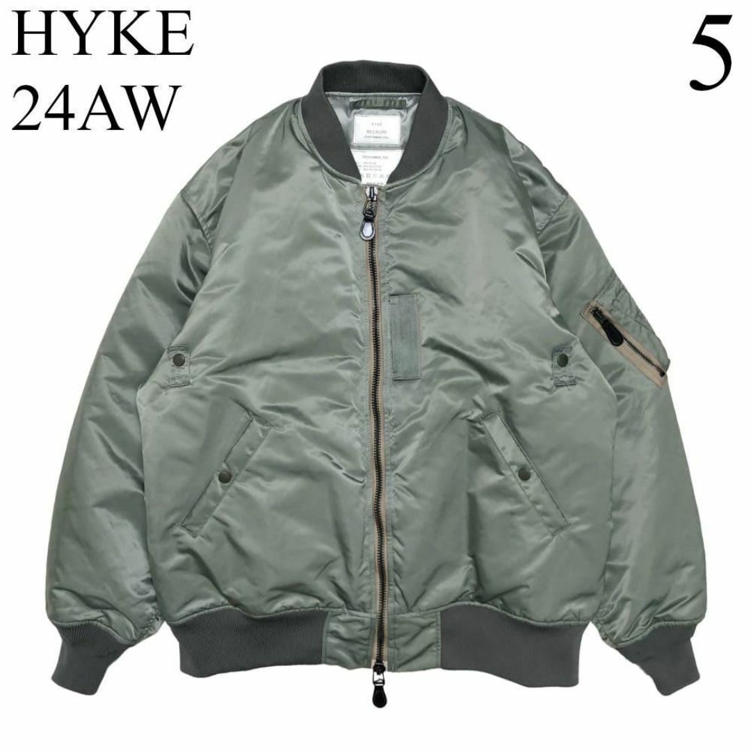 HYKE - 5 HYKE 24AW MA-1 ハイク ボンバージャケット 新品 17412 HYKE - 5 HYKE 24AW MA-1 ハイク ボンバージャケット 新品 17412