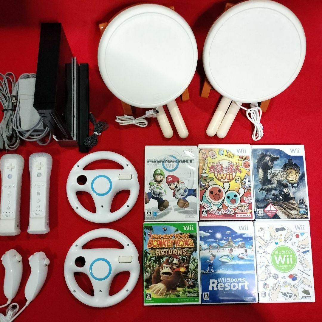 Wii - Wii本体 太鼓の達人 Wiiモーションプラス マリオカート Wii - Wii本体 太鼓の達人 Wiiモーションプラス マリオカート