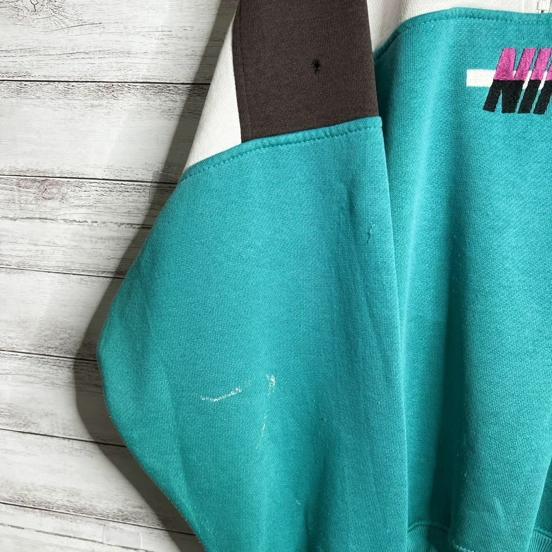 NIKE - 【入手困難!!】ナイキ ✈︎刺繍ロゴ ハーフジップ ゆるだ NIKE - 【入手困難!!】ナイキ ✈︎刺繍ロゴ ハーフジップ ゆるだ