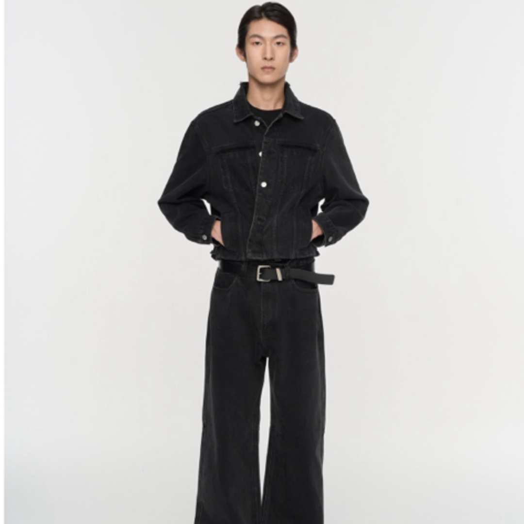 Acne Studios - NEAI 短丈デニムジャケット Aライン モード Acne Studios - NEAI 短丈デニムジャケット Aライン モード
