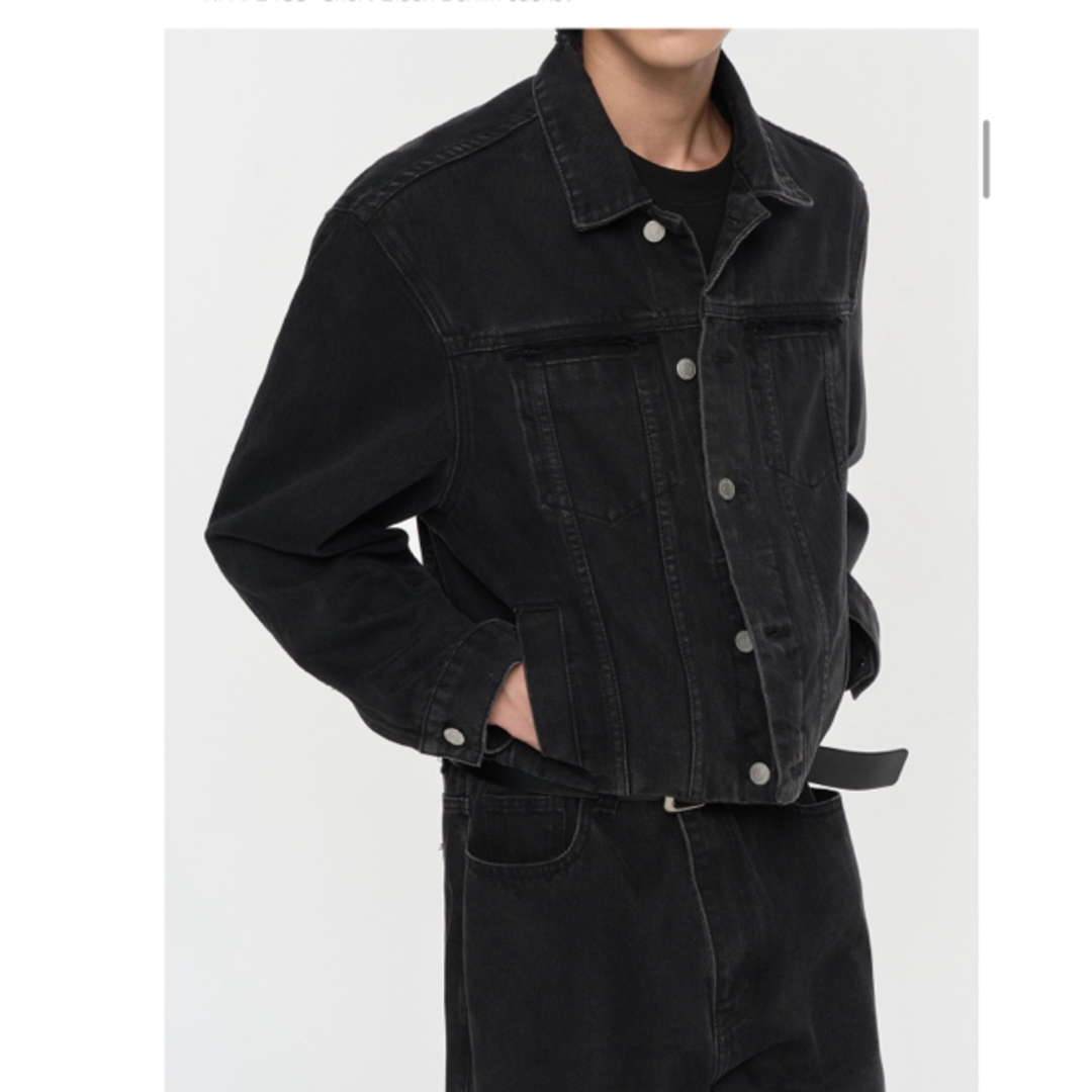 Acne Studios - NEAI 短丈デニムジャケット Aライン モード Acne Studios - NEAI 短丈デニムジャケット Aライン モード