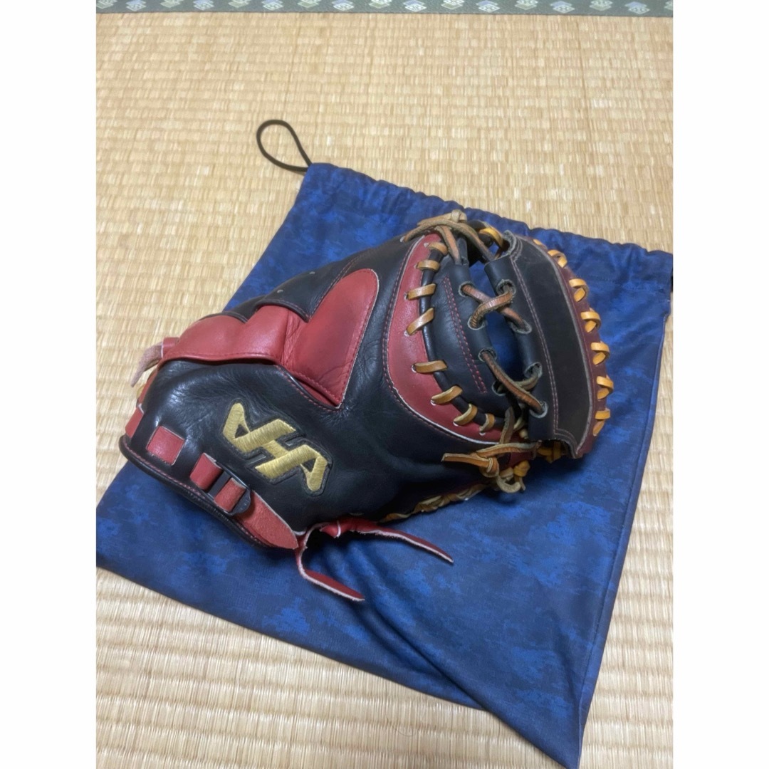 ハタケヤマ 軟式用キャッチャーミット 甲斐モデル 捕手用 ハタケヤマ 軟式用キャッチャーミット 甲斐モデル 捕手用
