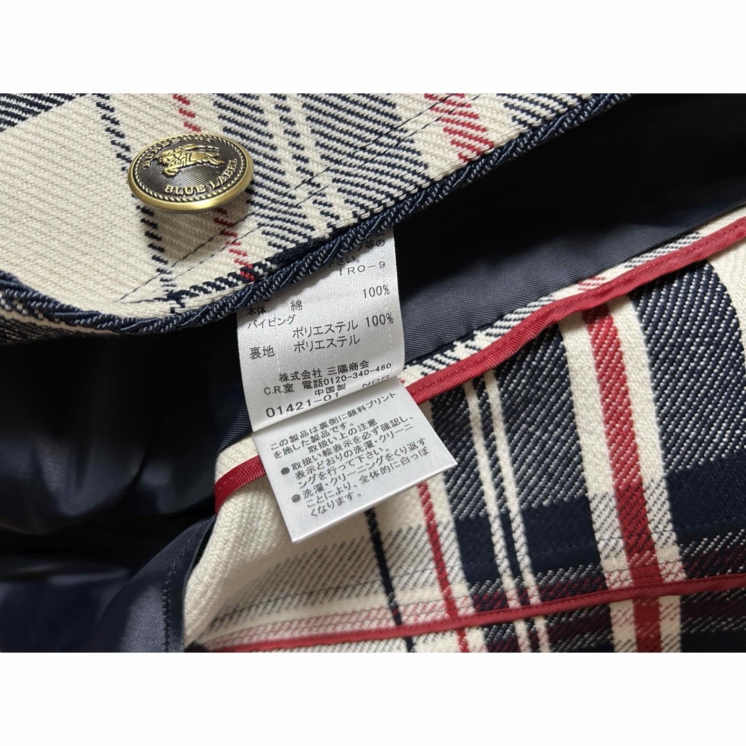 BURBERRY BLUE LABEL チェックジャケット、スカートセットアップ BURBERRY BLUE LABEL チェックジャケット、スカートセットアップ