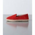 【RED】【24.5cm(40)】<SOVEREIGN>スエード エスパドリーユ
