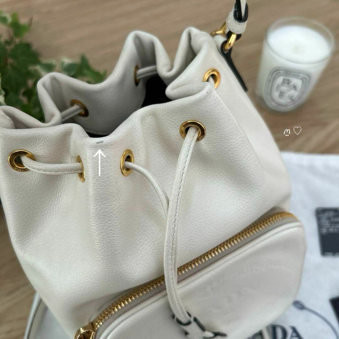 PRADA プラダ デュエット オールレザーショルダーハンドバッグ PRADA プラダ デュエット オールレザーショルダーハンドバッグ