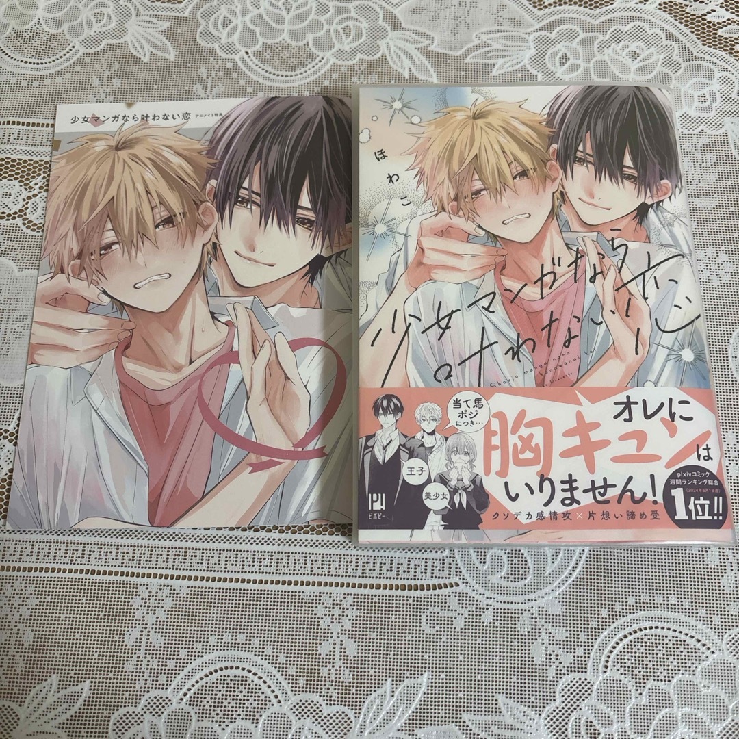 少女マンガなら叶わない恋 アニメイト特典付 エンタメ/ホビーの漫画(ボーイズラブ(BL))の商品写真