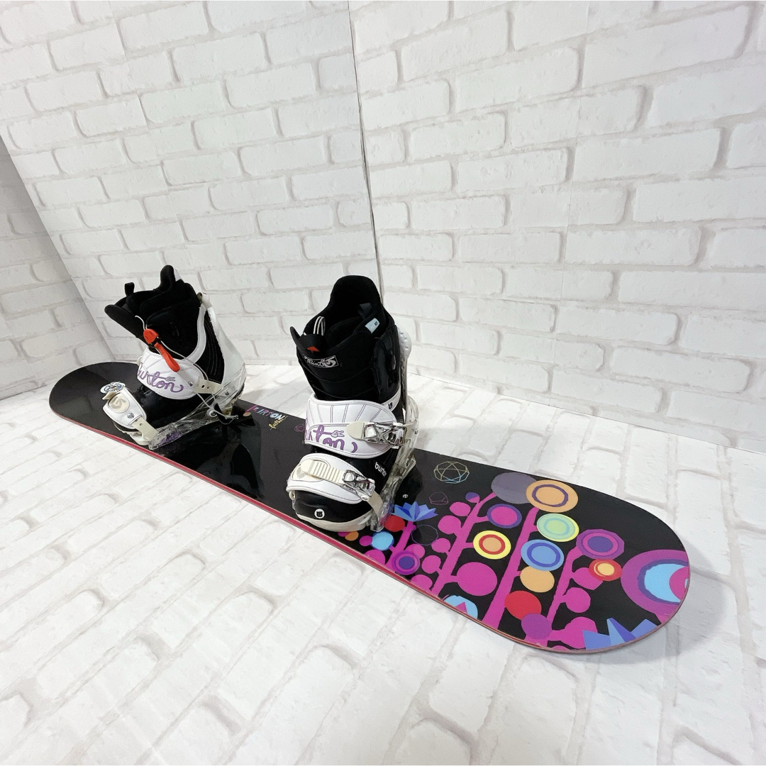 BURTON - レディースボード 4点セット BURTON FEATHER 140cm BURTON - レディースボード 4点セット BURTON FEATHER 140cm