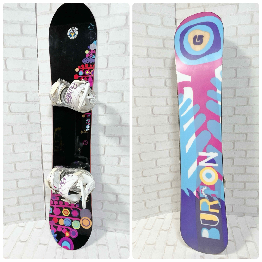 BURTON - レディースボード 4点セット BURTON FEATHER 140cm BURTON - レディースボード 4点セット BURTON FEATHER 140cm