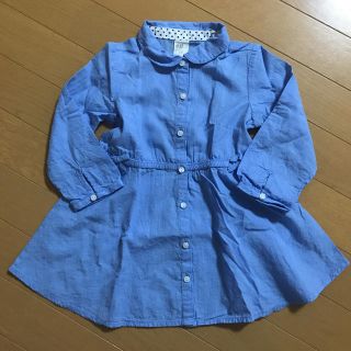 エイチアンドエム(H&M)の♡♡86cm  H&M  シャツワンピース♡♡(ワンピース)