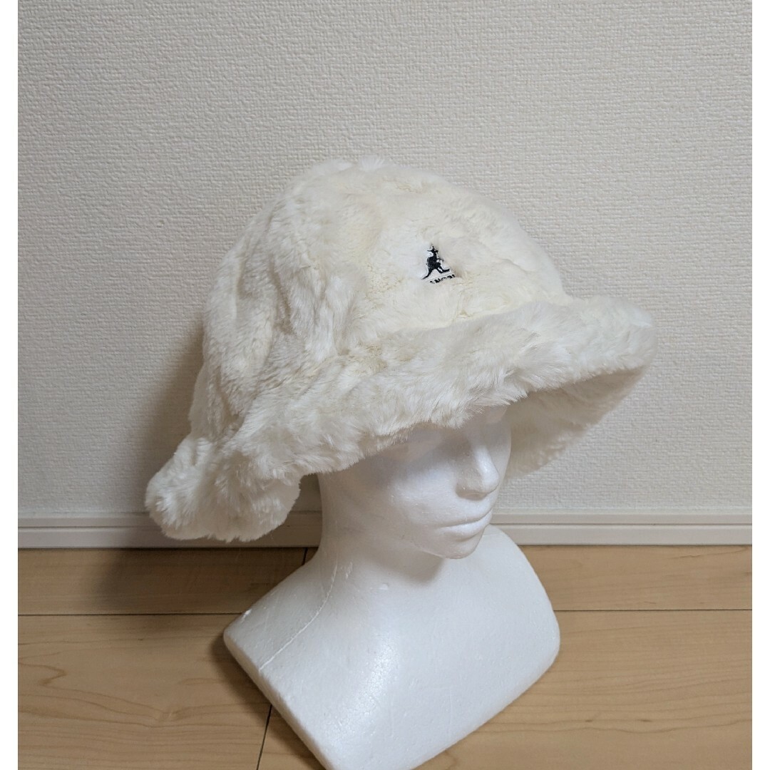 XL 新品 KANGOL カンゴール フェイクファーハット ホワイト 白 XL 新品 KANGOL カンゴール フェイクファーハット ホワイト 白