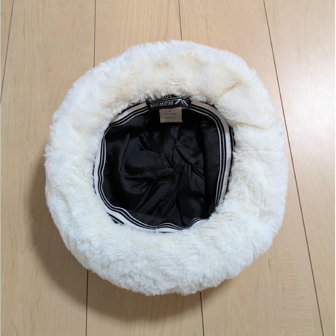 XL 新品 KANGOL カンゴール フェイクファーハット ホワイト 白 XL 新品 KANGOL カンゴール フェイクファーハット ホワイト 白