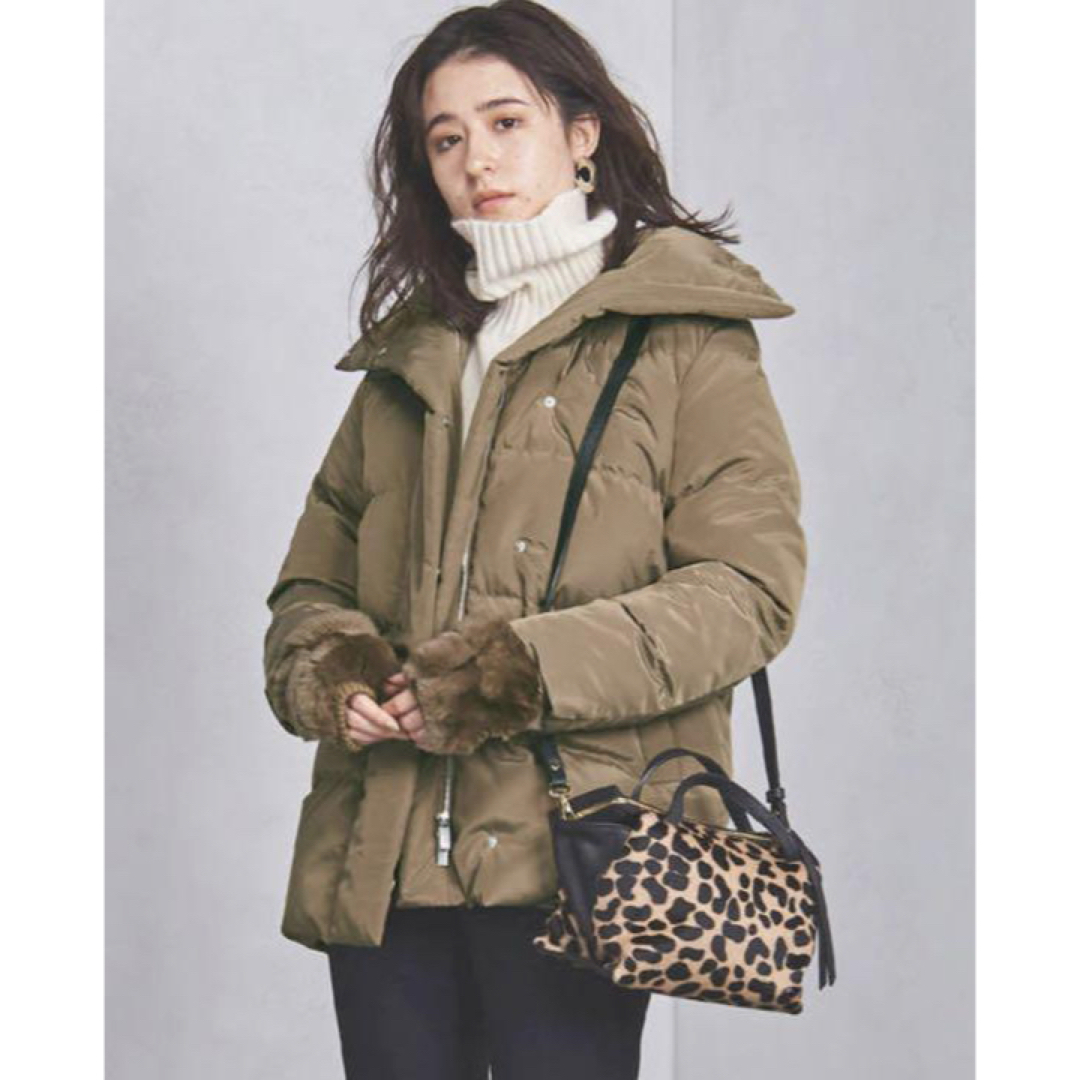 UNITED ARROWS UWSC ショート ダウンコート ベージュ カーキ UNITED ARROWS UWSC ショート ダウンコート ベージュ カーキ