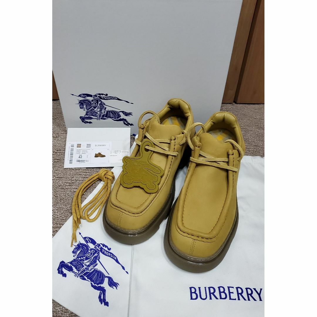 BURBERRY - 定価147400円 1度使用 Burberry バーバリー シューズ BURBERRY - 定価147400円 1度使用 Burberry バーバリー シューズ