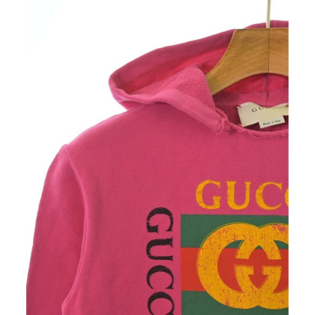 GUCCI - GUCCI グッチ パーカー 120(7T-8T) ピンク 【古着 GUCCI - GUCCI グッチ パーカー 120(7T-8T) ピンク 【古着