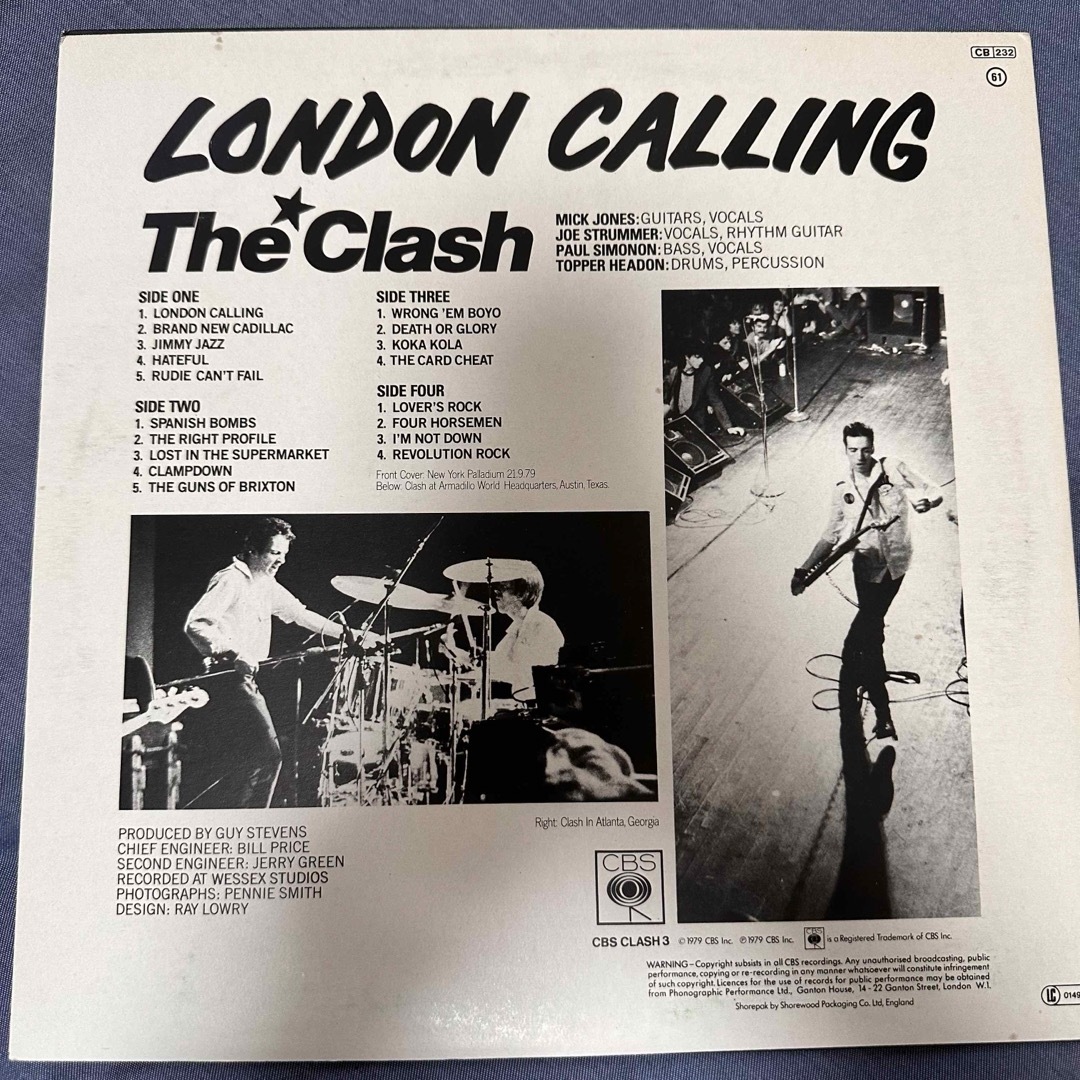 The Clash / London Calling レコードLP 2枚組の通販 by The Clash / London Calling レコードLP 2枚組の通販 by