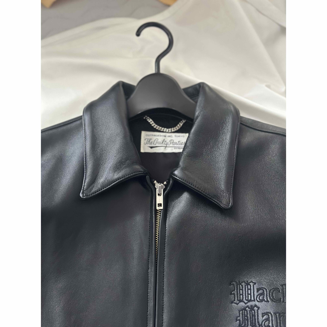 WACKO MARIA - WACKO MARIA LEATHER 50'S JACKET (TYPE-1)の通販 WACKO MARIA - WACKO MARIA LEATHER 50'S JACKET (TYPE-1)の通販