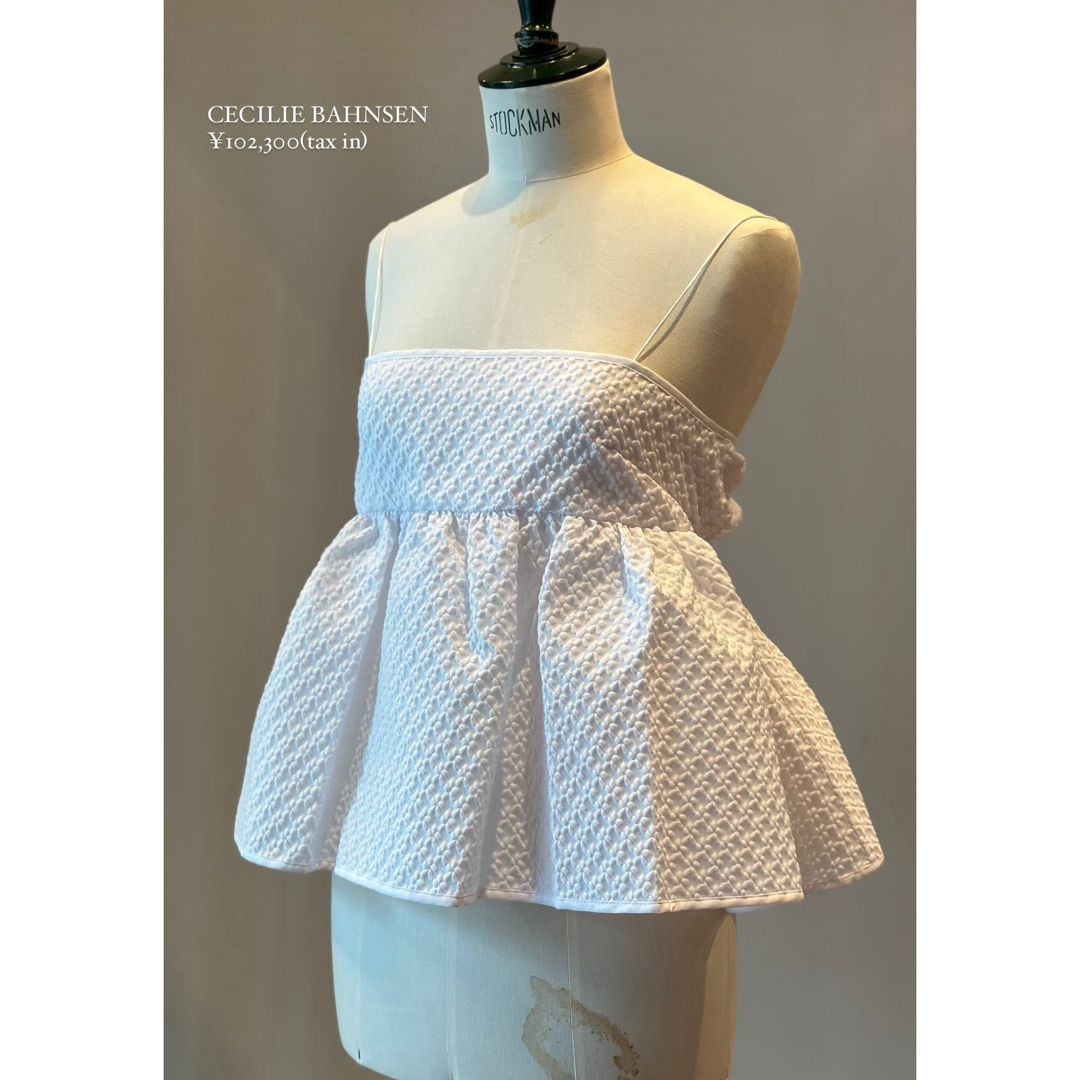 cecilie bahnsen セシリーバンセン selena top 白 cecilie bahnsen セシリーバンセン selena top 白