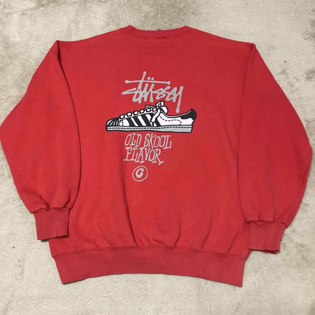 adidas - 90s old stussy スーパースター スウェット 紺タグ adidas - 90s old stussy スーパースター スウェット 紺タグ
