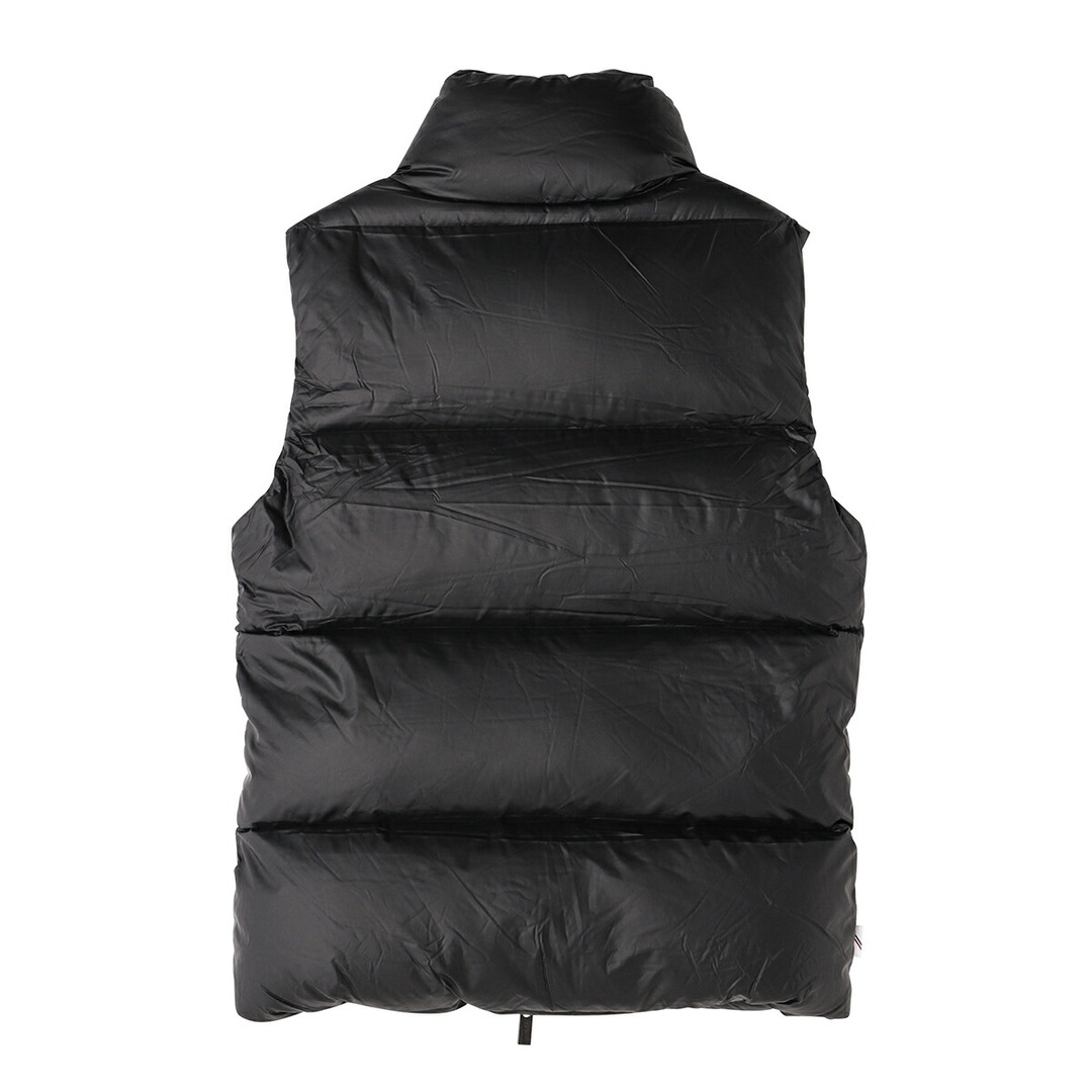 美品 ピレネックス REIMS VEST ブラック S ダウンベスト フード付き