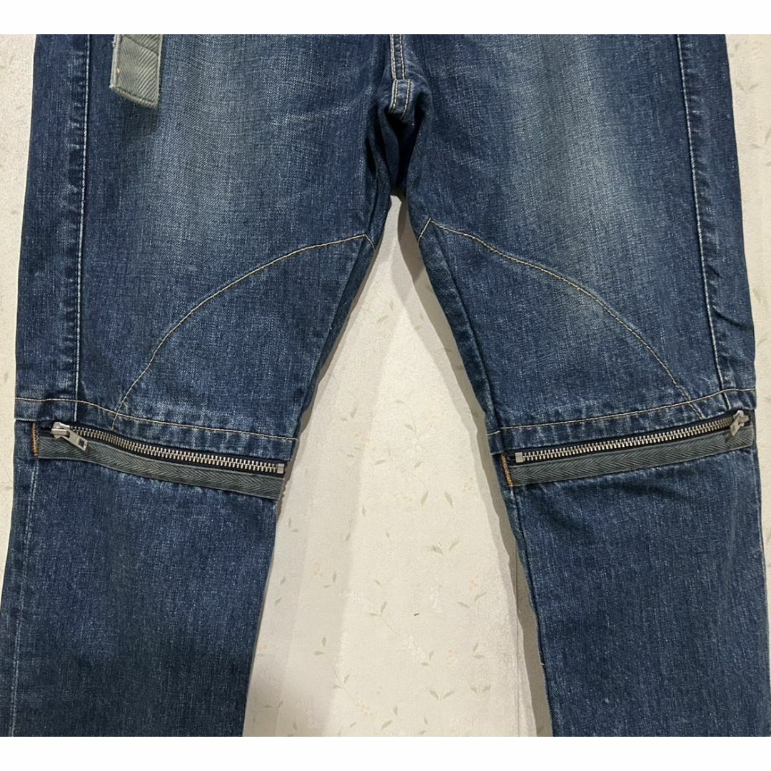 sacai - *サカイ sacai バイカー デニムパンツ ベルテッド sacai - *サカイ sacai バイカー デニムパンツ ベルテッド