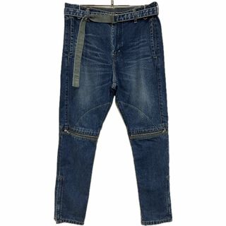 sacai - *サカイ sacai バイカー デニムパンツ ベルテッド sacai - *サカイ sacai バイカー デニムパンツ ベルテッド