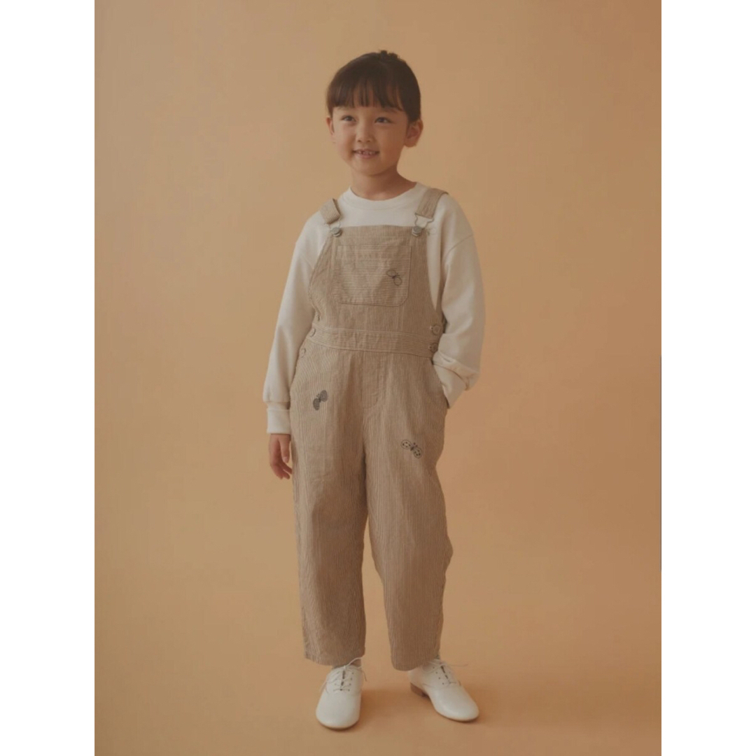mina perhonen - 22aw ミナ ペルホネン シアサッカー サロペット mina perhonen - 22aw ミナ ペルホネン シアサッカー サロペット