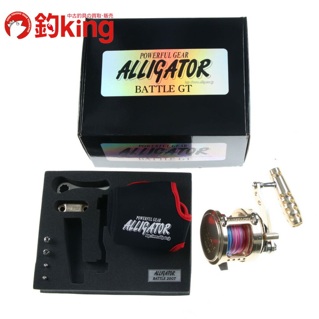 中古/極上品】 アリゲーター バトル 20GT ゴールド 左巻き 中古/極上品】 アリゲーター バトル 20GT ゴールド 左巻き