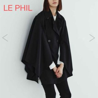 ADORE - LE PHIL/ル フィル ソフトウールリバーコート ポンチョ ADORE - LE PHIL/ル フィル ソフトウールリバーコート ポンチョ