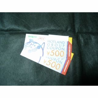 築地銀だこ・ホットランド　株主優待　1000円分　M68-2(フード/ドリンク券)