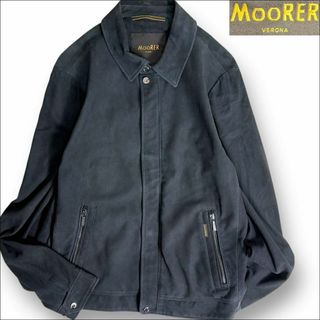 MooRER - J7084 美品 ムーレー スエード 襟付き レザー MooRER - J7084 美品 ムーレー スエード 襟付き レザー
