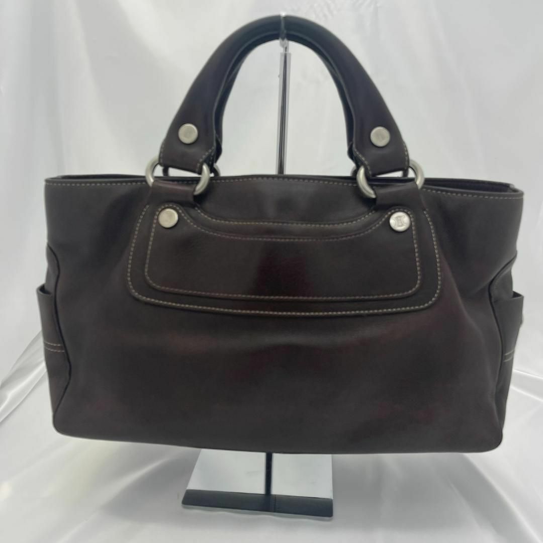 CELINE - CELINE/セリーヌ ブギーバッグ レザー ハンドバッグ CELINE - CELINE/セリーヌ ブギーバッグ レザー ハンドバッグ